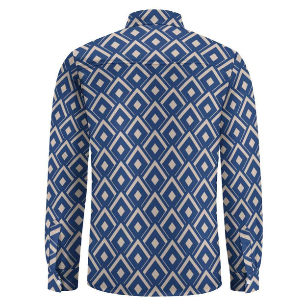 Blue Diamond One Pocket Long Sleeve Christian Shirt