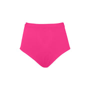 Deep Pink Women's High-Waisted Bikini Bottom