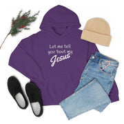 Tell 'bout Jesus Christian Unisex Heavy Hoodie