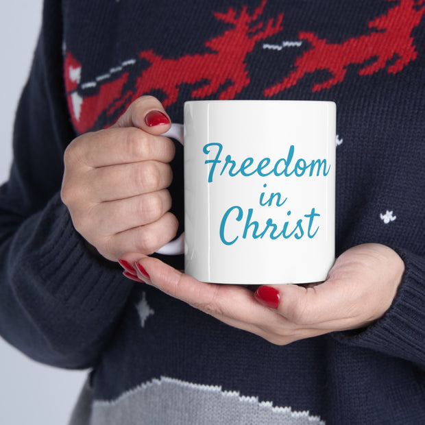 Freedom in Christ Christian Mug