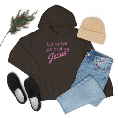 Tell 'bout Jesus Christian Unisex Heavy Hoodie