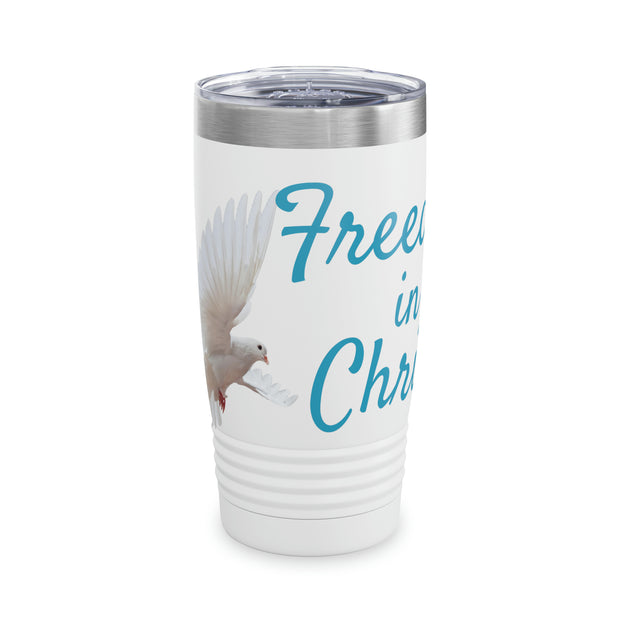 Freedom in Christ Christian Ringneck Tumbler, 20oz