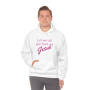 Tell 'bout Jesus Christian Unisex Heavy Hoodie