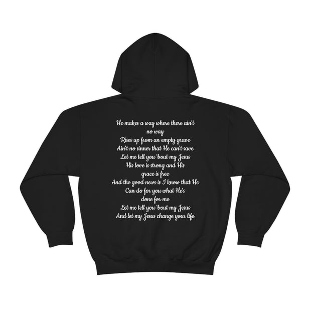 Tell 'bout Jesus Christian Unisex Heavy Hoodie