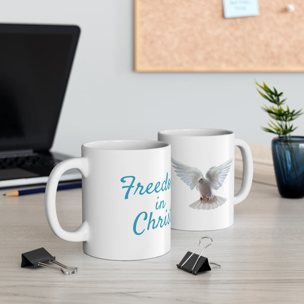 Freedom in Christ Christian Mug