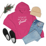 Tell 'bout Jesus Christian Unisex Heavy Hoodie