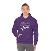 Tell 'bout Jesus Christian Unisex Heavy Hoodie