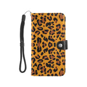 Leopard Flip Leather Purse for Mobile Phone