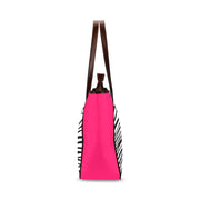 Blessed Zebra Fabric Christian Handbag