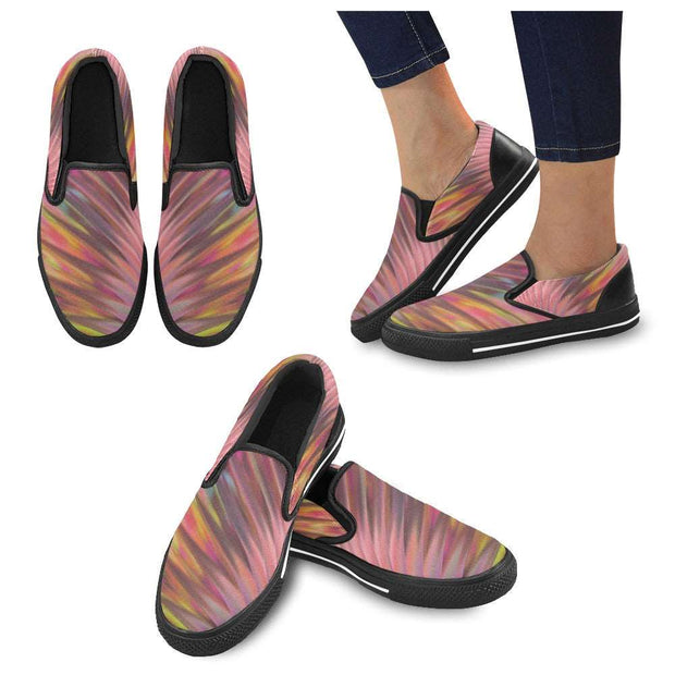 Color Blast Slip-on Canvas Women's Shoes