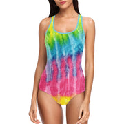 Multi Tie-dye Women's Tank Top Bathing Swimsuit