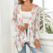 Pink Floral Cardigan