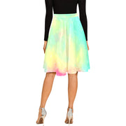 Pastel Tie-dye Midi Skirt