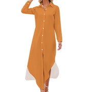 Assorted Colors Shirt Dress