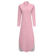 Assorted Colors Shirt Dress