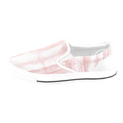 Pink Strokes Slip-on Canvas Women's Shoes