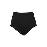 Black Women's High-Waisted Bikini Bottom