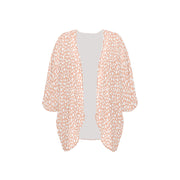 Pink Dot Women's Chiffon Kimono