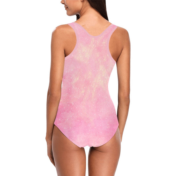 Pink Sky Women's Tank Top Bathing Swimsuit