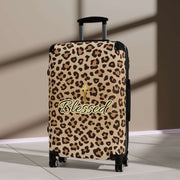 Cheetah Blessed Suitcase