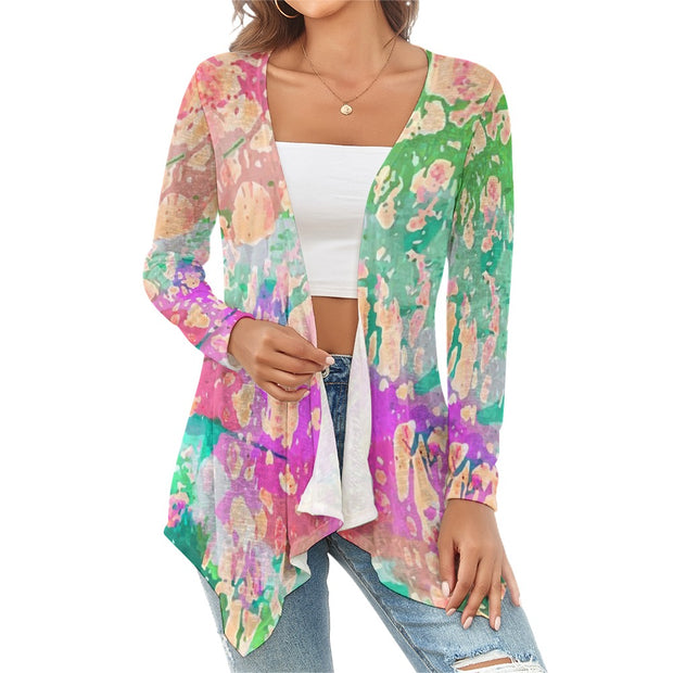 Spring Print Cardigan