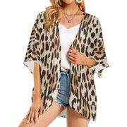 Cheetah Women's Chiffon Kimono