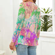 Spring Print Cardigan