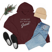 Tell 'bout Jesus Christian Unisex Heavy Hoodie