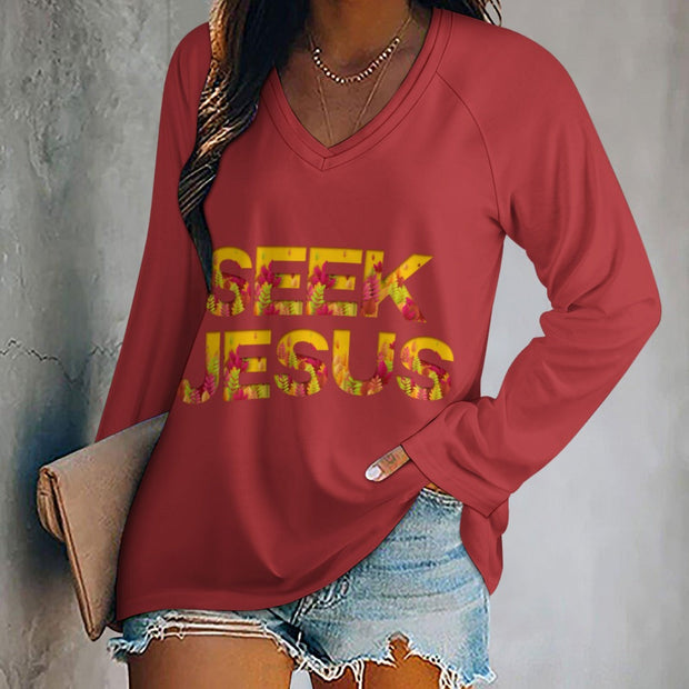 Seek Jesus LS Tee