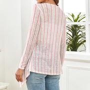 Pink Stripe Cardigan