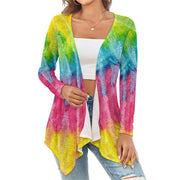 Multi Tie-Dye Cardigan