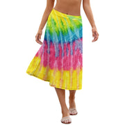 Multi Tie-dye Skirt