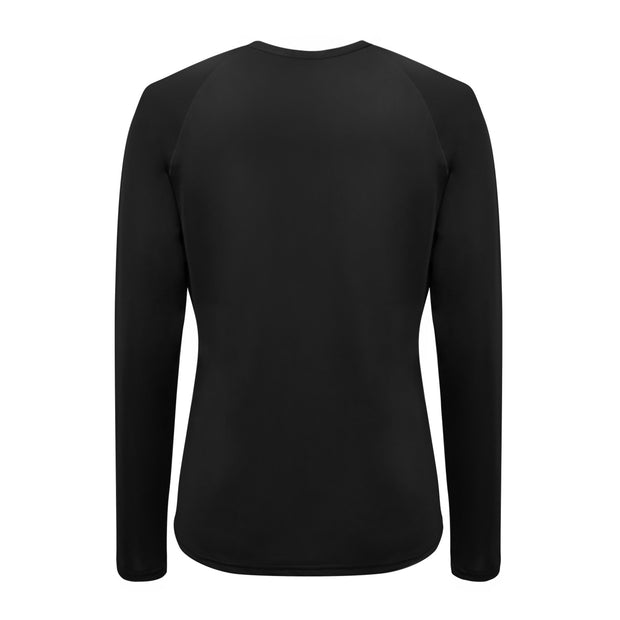 Black Women's Long Sleeve Swim Shirt