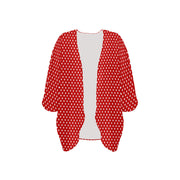 Red Dot Women's Chiffon Kimono