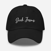 Seek Jesus Christian Dad Hat