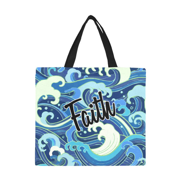 Faith Canvas Christian Tote 