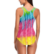 Multi Tie-dye Women's Tank Top Bathing Swimsuit