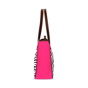 Blessed Zebra Fabric Christian Handbag