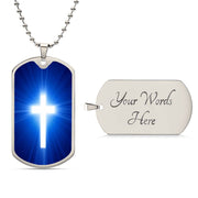 Glowing Cross Christian Necklace