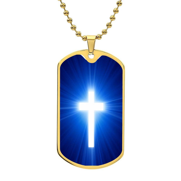 Glowing Cross Christian Necklace