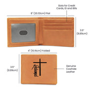 Redeemed Men's Christian Leather Wallet