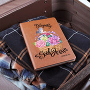 Seek Jesus Leather Journal