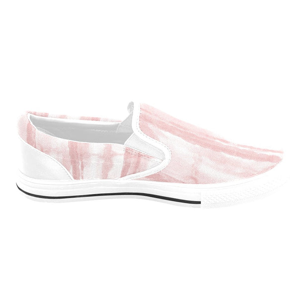 Pink Strokes Slip-on Canvas Women's Shoes