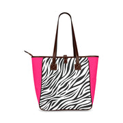 Blessed Zebra Fabric Christian Handbag