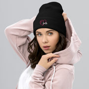 Faith Heart Christian Cuffed Beanie