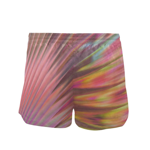 Color Blast Women's Mid-Length Board Shorts (Model L55)