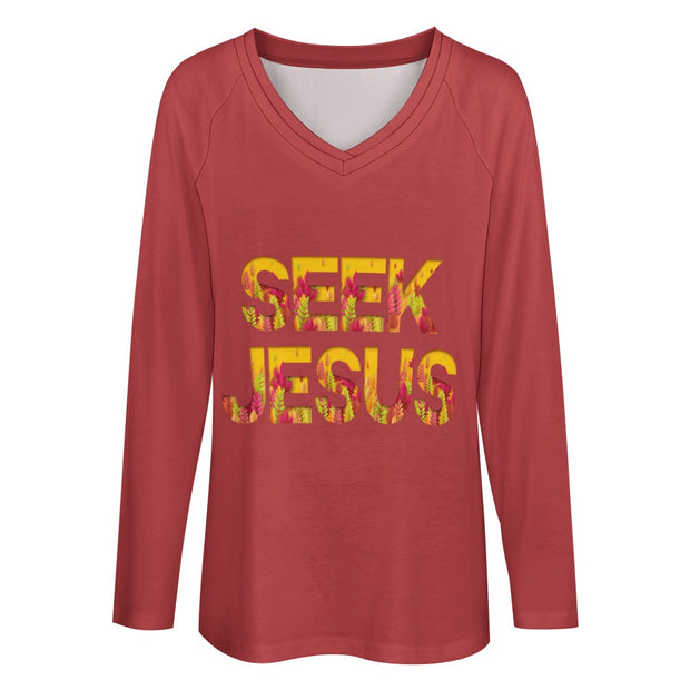 Seek Jesus LS Tee