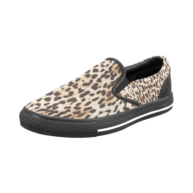 Cheetah Slip-on Canvas Women's Shoes