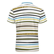 Multi Stripe Short Sleeve Christian Polo Shirt