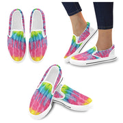 Multi Tie-dye Slip-on Canvas Women's Shoes